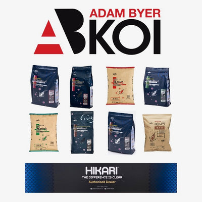 Saki Hikari Koi Food now available at Adam Byer Koi Farm